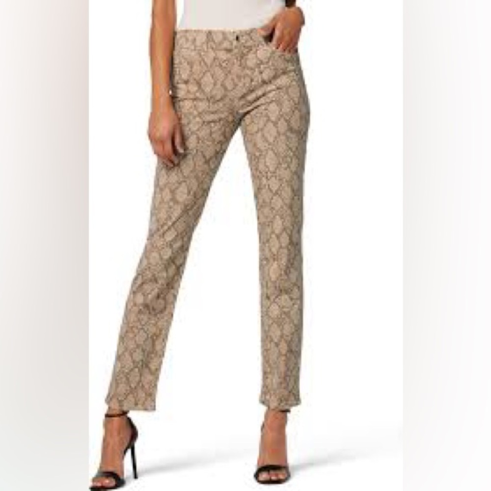Joe’s Jeans The Lara Size 24 Mid Rise Vesper Cigarette Ankle Snake Print NWOT